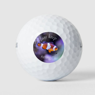 Just Keep Swinging Nemo   Golf Balls