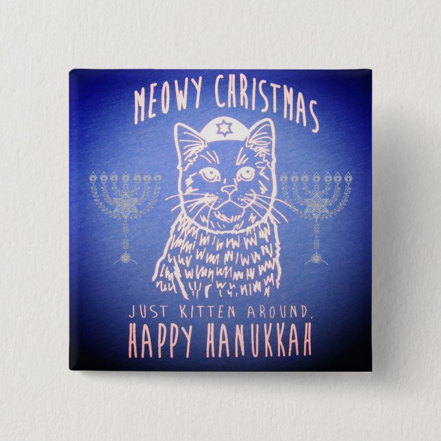 Just kitten.. 15 cm square badge (Front)