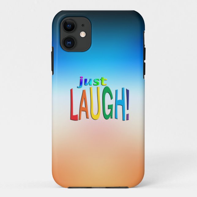 Just Laugh Case-Mate iPhone Case (Back)