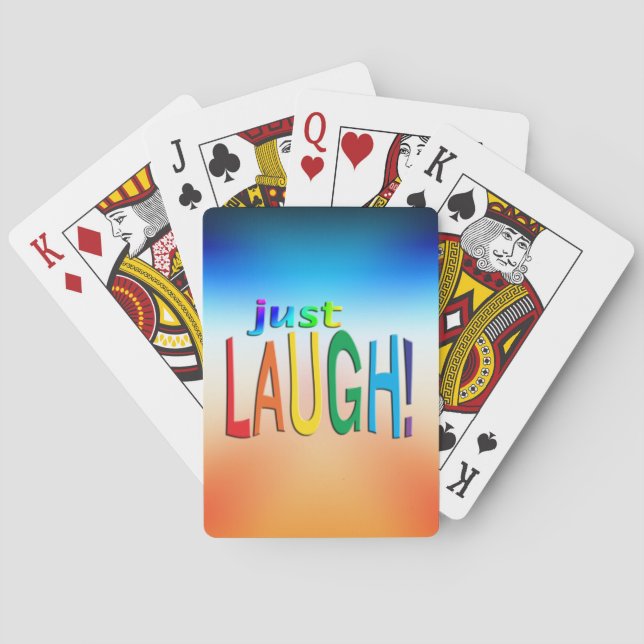 Just Laugh Playing Cards (Back)