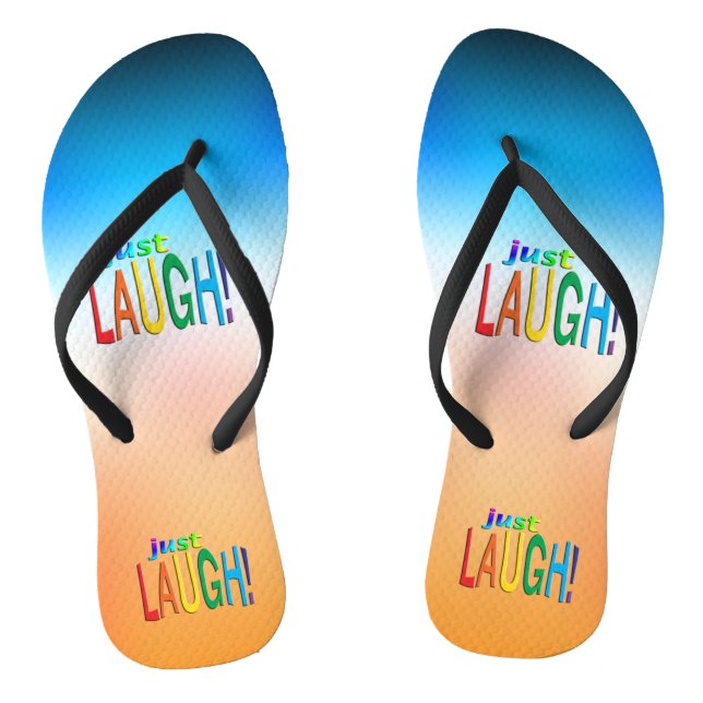 Just Laugh  Thongs (Footbed)