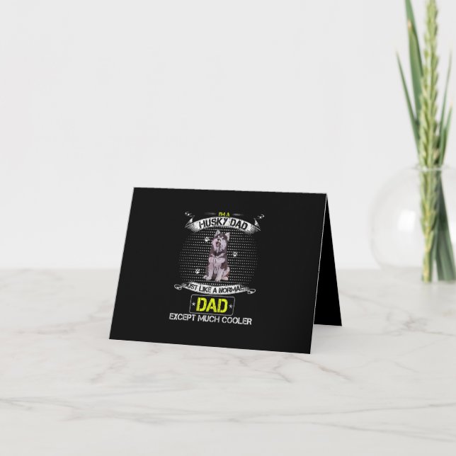 Just Like A Normal Dad Except Much Cooler Gift Thank You Card (Front)
