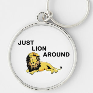 JUST LION AROUND KEY RING