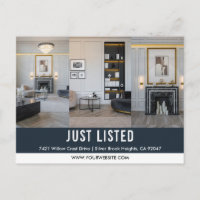JUST LISTED 3 PROPERTY PHOTO REAL ESTATE MARKETING