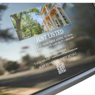 Just Listed Real Estate Promotional Car