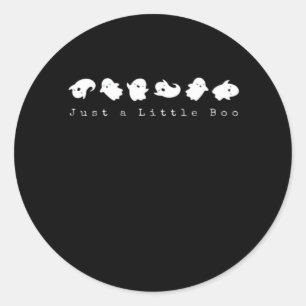Just Little Boo Creative Casual Classic Round Sticker