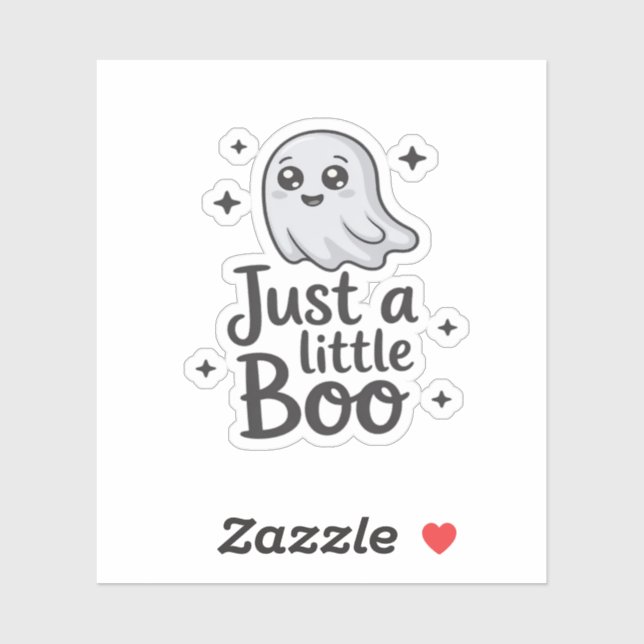 Just Little Boo Funny Design (Sheet)