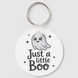 Just Little Boo Funny Design Key Ring