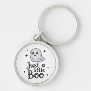 Just Little Boo Funny Design Key Ring