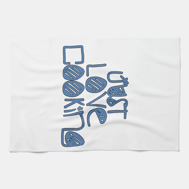 Just Love Cooking Tea Towel (Horizontal)