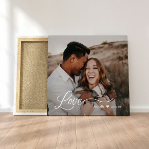 Just Love Personalised Photo Wrapped Canvas
