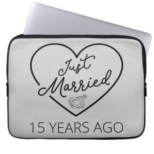 Just Married 15 Years Ago III Laptop Sleeve
