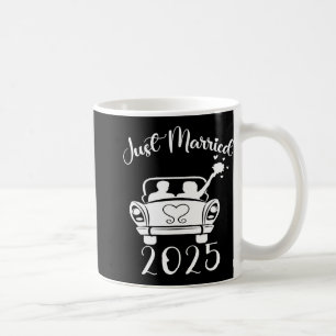 Just Married 2025 Wedding Rings Matching Couple Ne Coffee Mug