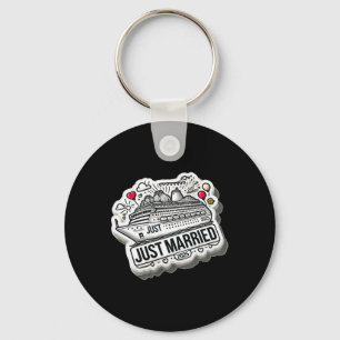 Just Married 2025 Wedding Rings Matching Couple Ne Key Ring