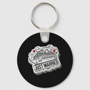 Just Married 2025 Wedding Rings Matching Couple Ne Key Ring