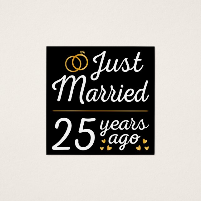 Just Married 25 Years Ago II (Front)