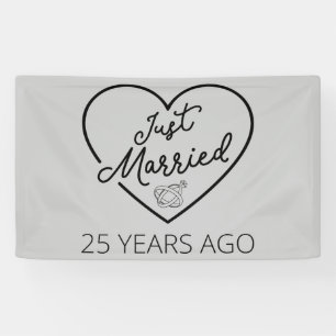 Just Married 25 Years Ago III Banner