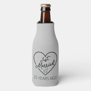 Just Married 25 Years Ago III Bottle Cooler