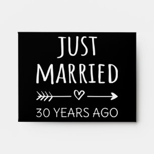 Just Married 30 Years Ago I Envelope