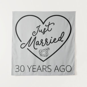 Just Married 30 Years Ago III Tapestry