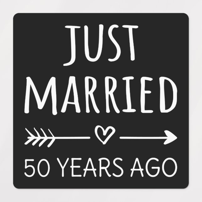Just Married 50 Years Ago I (Design 1)