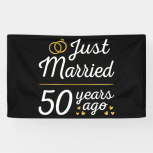 Just Married 50 Years Ago II Banner