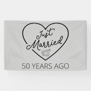 Just Married 50 Years Ago III Banner