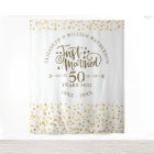 Just Married 50th Wedding Anniversary Backdrop