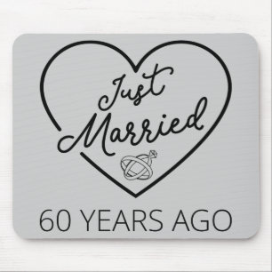 Just Married 60 Years Ago III Mouse Pad