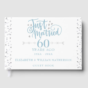 Just Married 60th Wedding Anniversary Guest Book