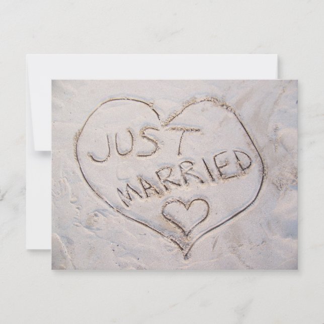 Just Married Announcement (Front)