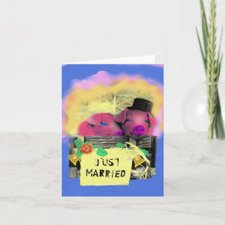 just married announcement