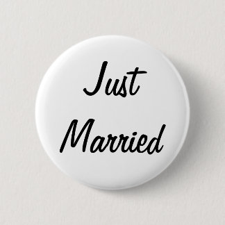 Just Married Badge