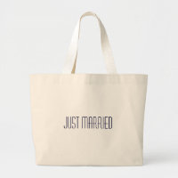 Just Married beach bag - honeymoon ready!