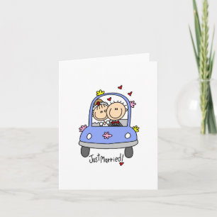 Just Married Bride and Groom T-shirts and Gifts Announcement