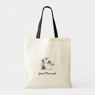 Just Married Budget Tote Bag