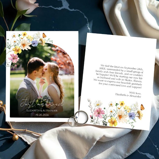 just married | Budget Wedding Photo Announcement (Creator Uploaded)