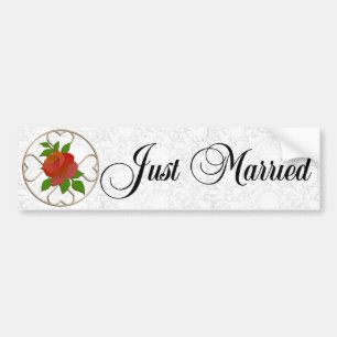 Just Married BUMPER STICKER