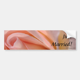 Just Married Bumper Sticker
