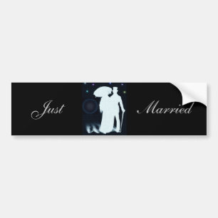 Just Married Bumper Sticker