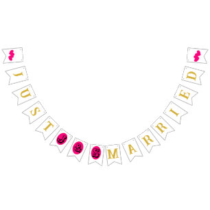 "Just Married"  Bunting