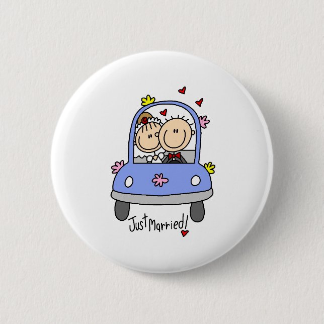 Just Married Button (Front)