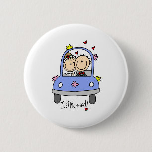 Just Married Button