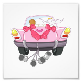 Just Married Car 27 Photo Print