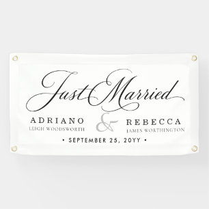 Just Married Car Banner