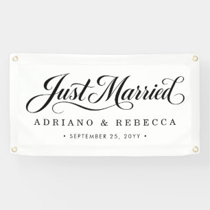 Just Married Car Banner