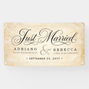 Just Married Car Banner