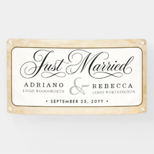 Just Married Car Banner
