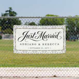 Just Married Car Banner