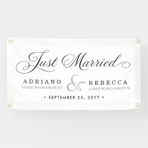 Just Married Car Banner